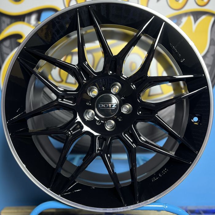 5х112 r20 Dotz LongBeach dark Black/polished lip диски нові