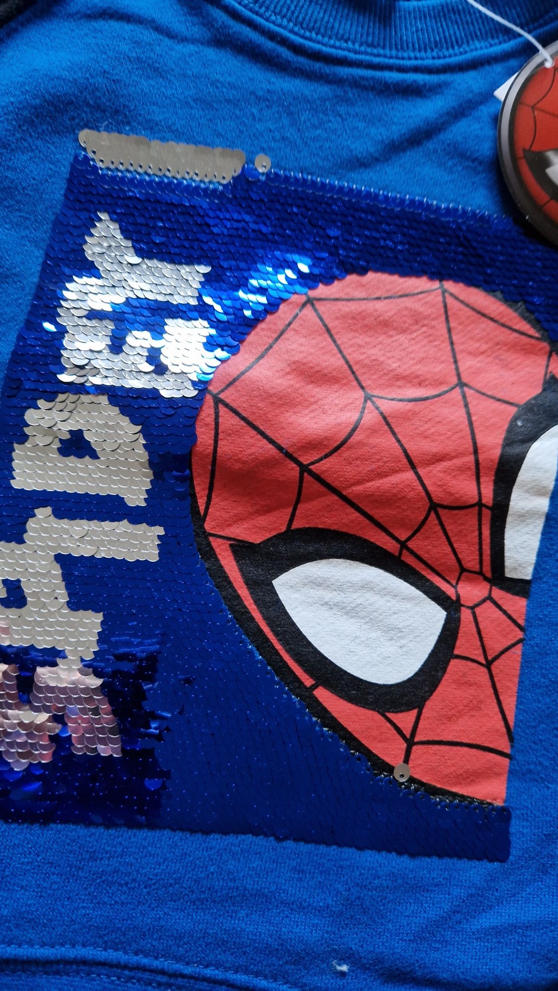 Bluza Cool Club Smyk r.98 Spiderman nowa magiczne cekiny