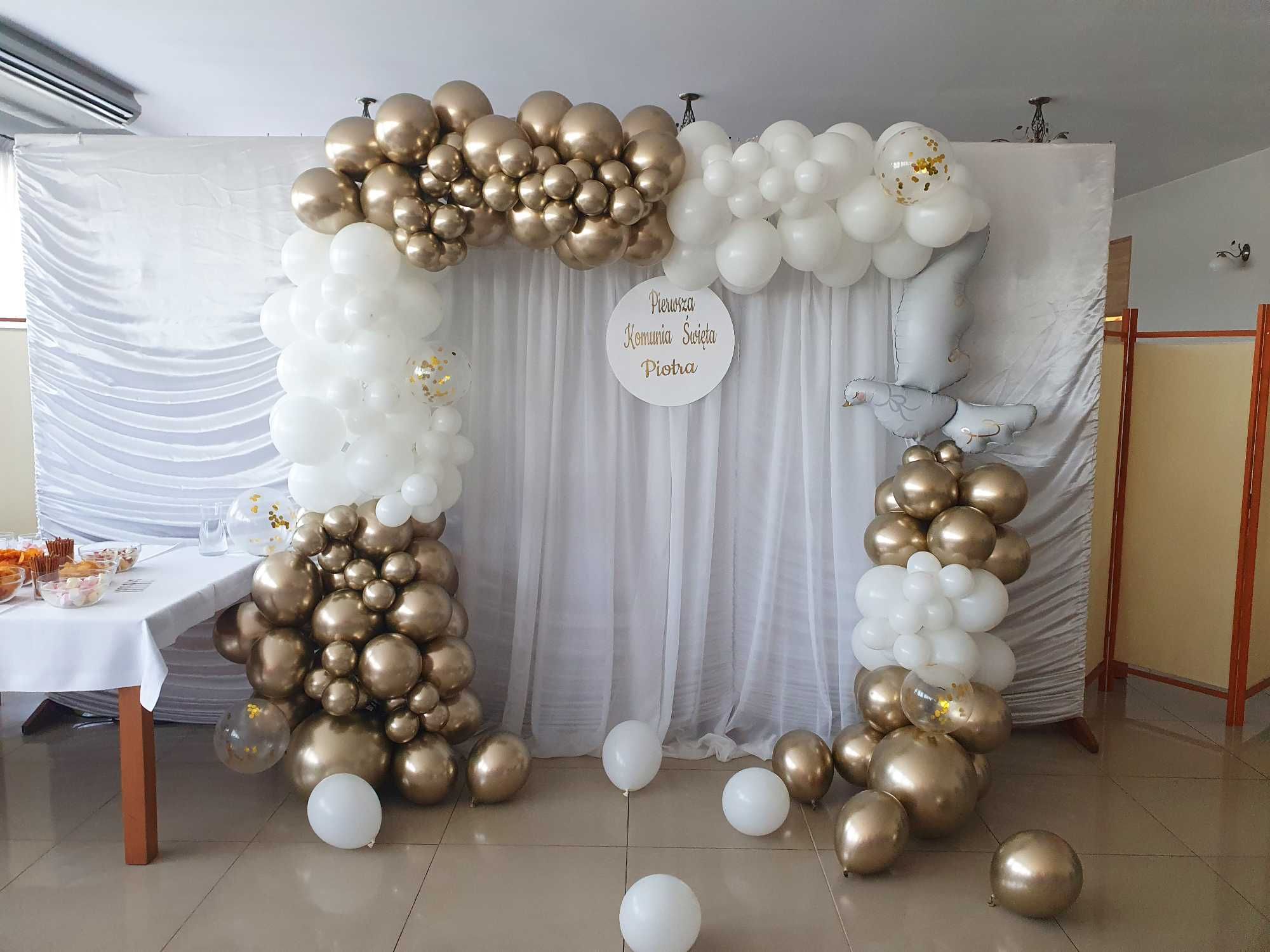 Ścianka balonowa na 18 urodziny, roczek, Chrzest, wesele, studniówkę