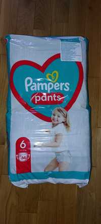 Pampers pants 6 66szt plus gratis