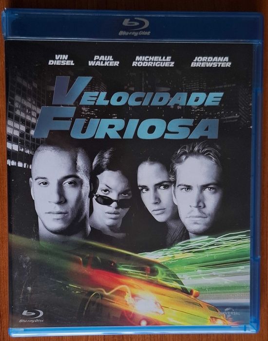Coleção DVDs Velocidade Furiosa (1, 2, 3: Tóquio Drift, 4 e 5)