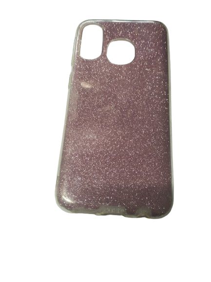 Etui brokatowe fioletowe do Samsung Galaxy S4 15x7,50 cm