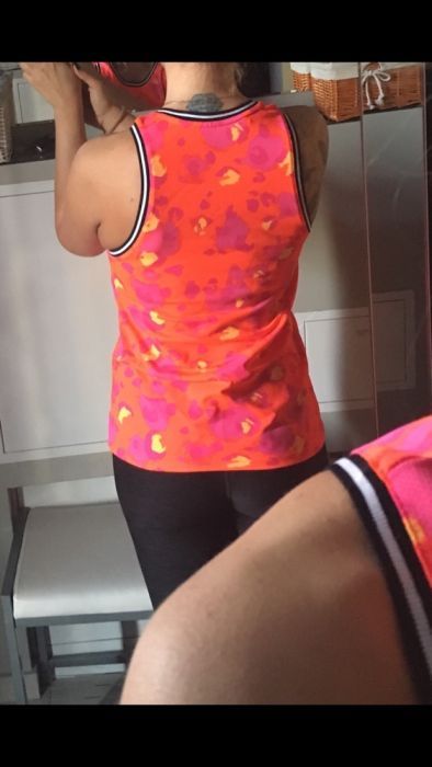 H&M pomarańczowa siłownia sportowa bluzka S nowa