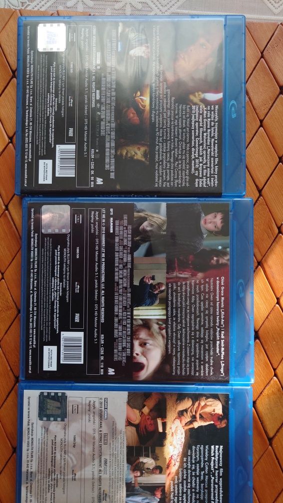 3xblu-ray,, Pozwól mi wejść",,Ostatni Egzorcyzm",, Pogrzebany "Pl wyda