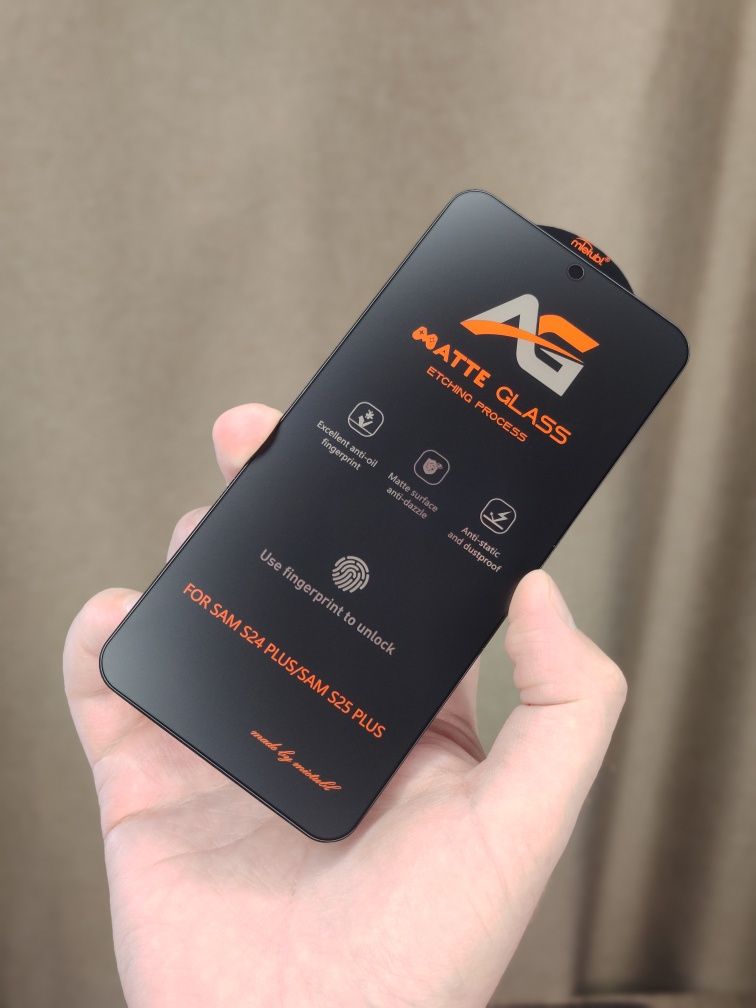 Матове захисне скло для Samsung S24 Ultra / S25 Ultra та інших моделей