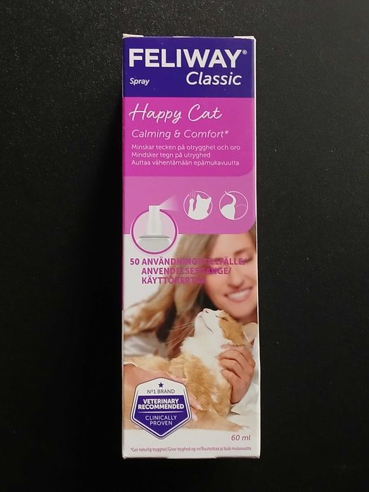 Feliway Classic Spray 60ml *spray do transportu*nowy i oryginalny
