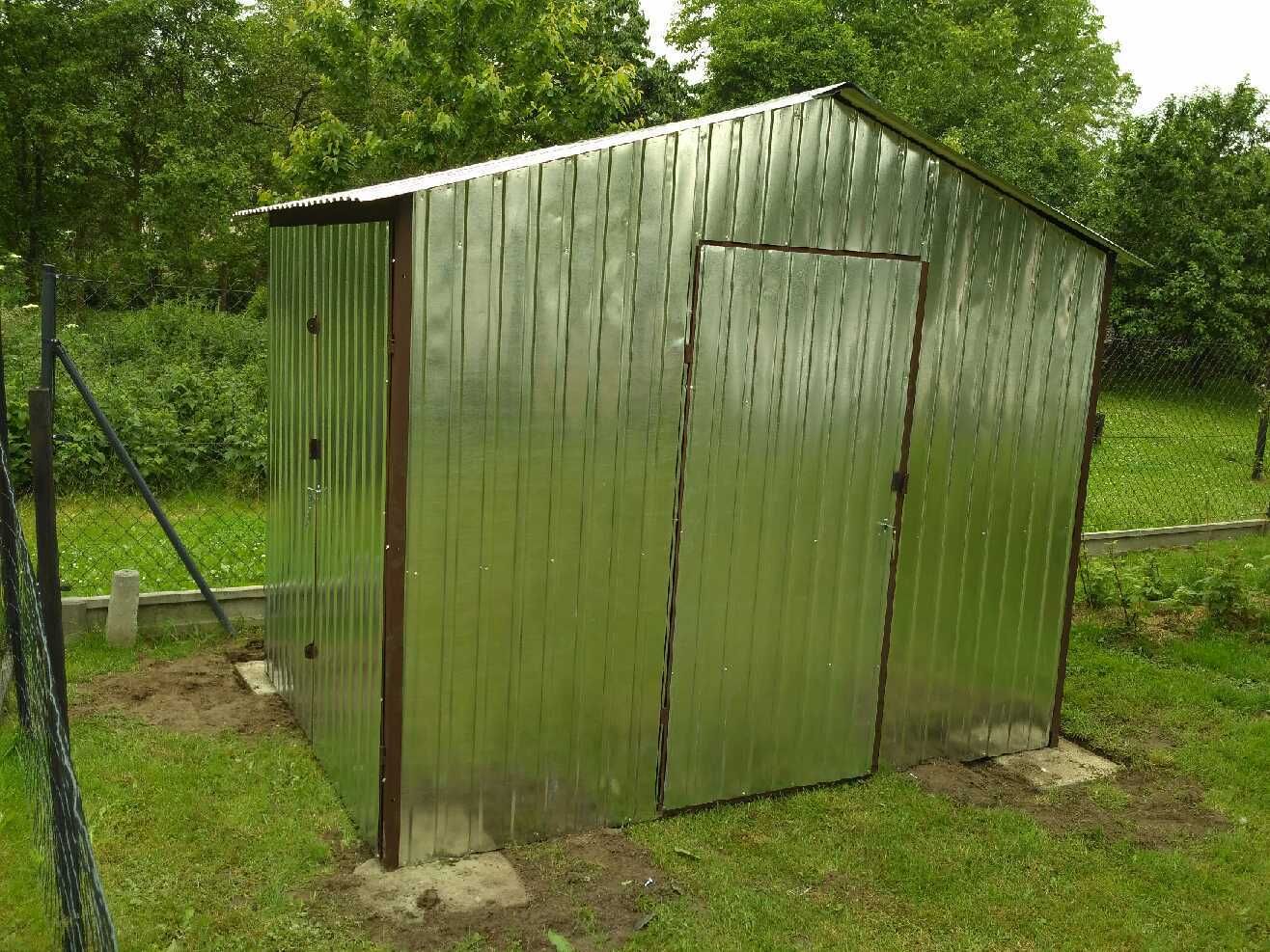 Garaż blaszany 2,5x4 schowek garaże blaszaki - Dostawa Montaż Gratis
