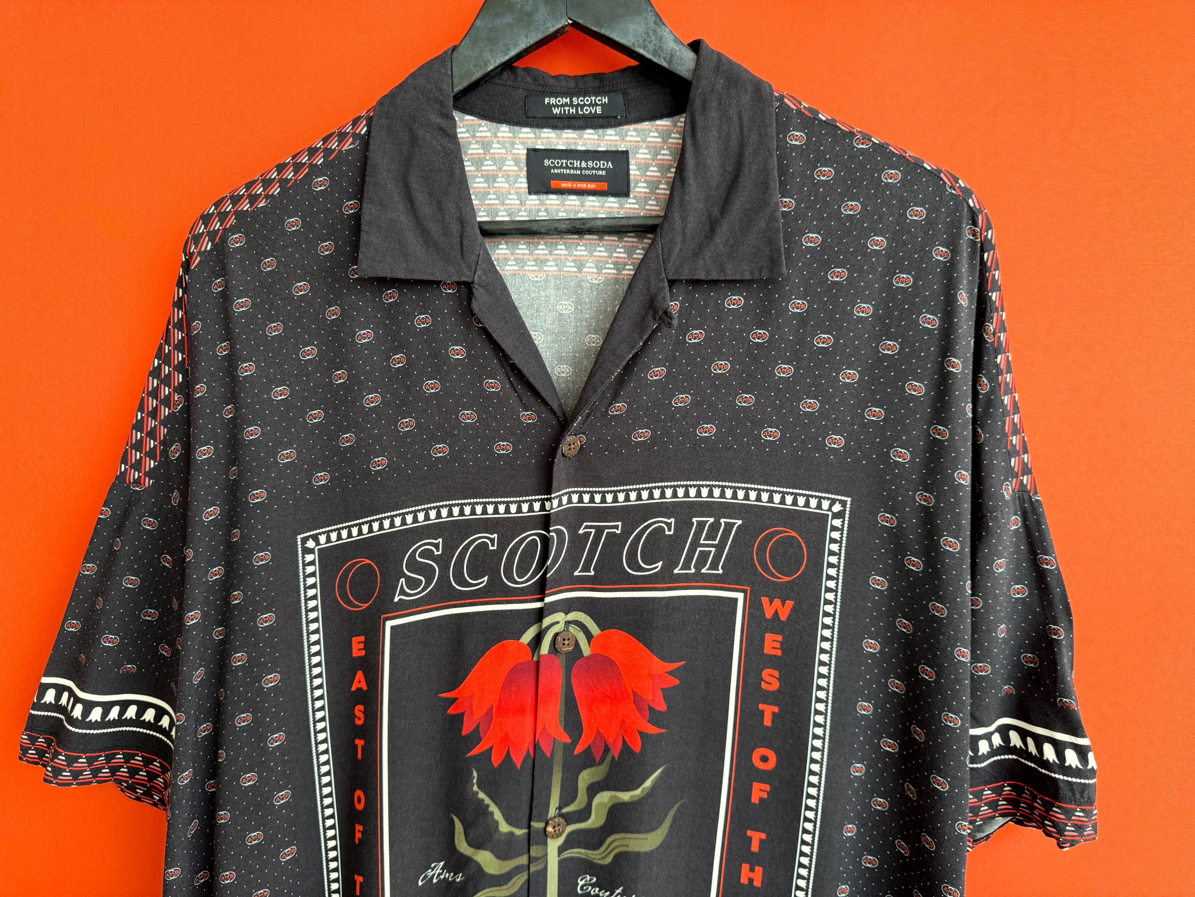 Scotch & Soda чоловіча сорочка рубашка теніска поло розмір XL