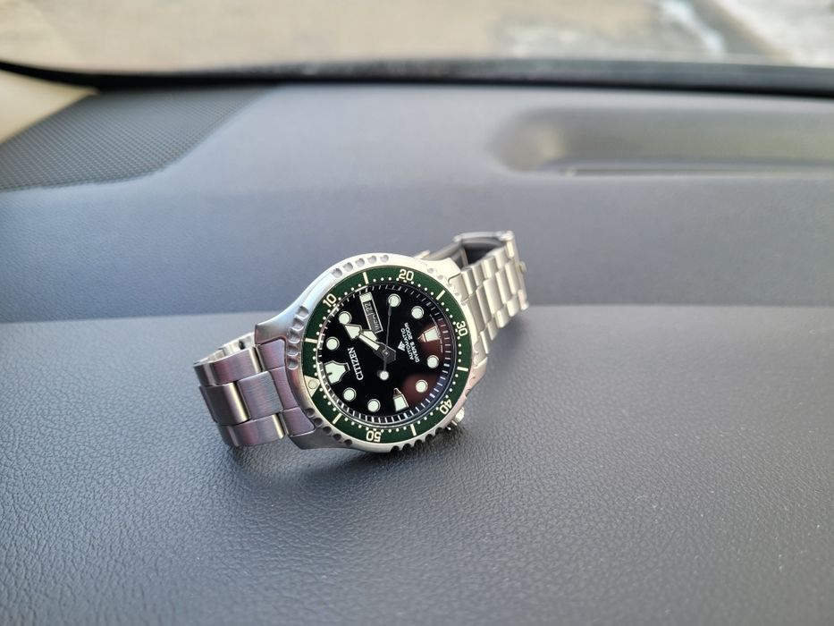 Часы Citizen механика.