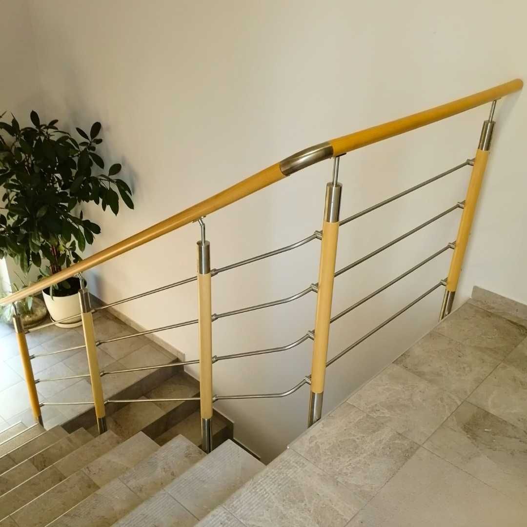 BALUSTRADA Systemowa Drewniano-Stalowa