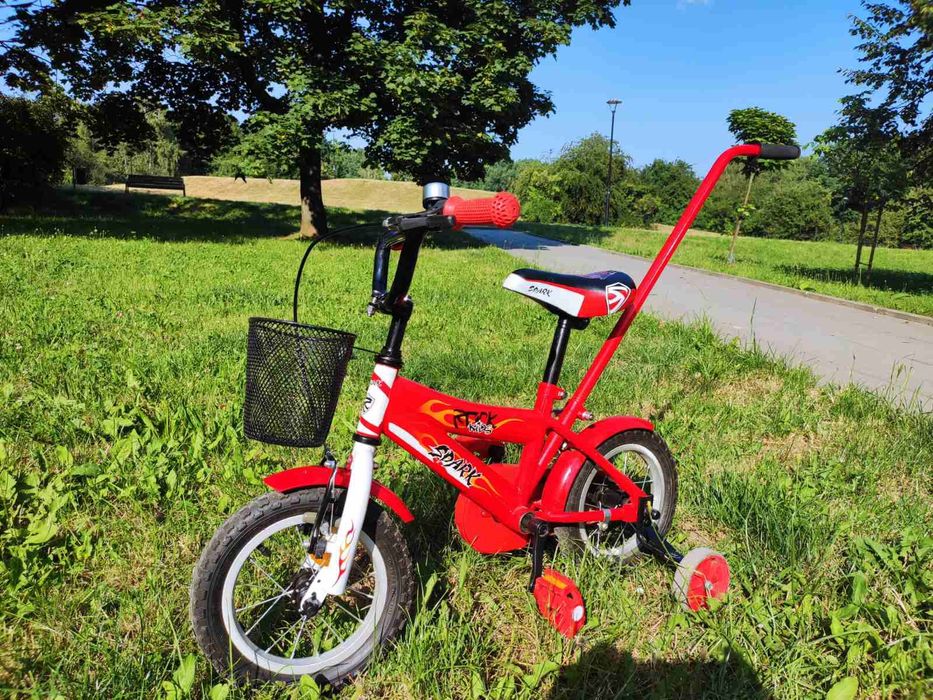 Rower dziecięcy ROCK KIDS SPARK 12" czerwony