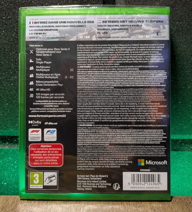 F1 22 Xbox Series X - wyścigi, Formuła 1 PL po polsku na dwóch