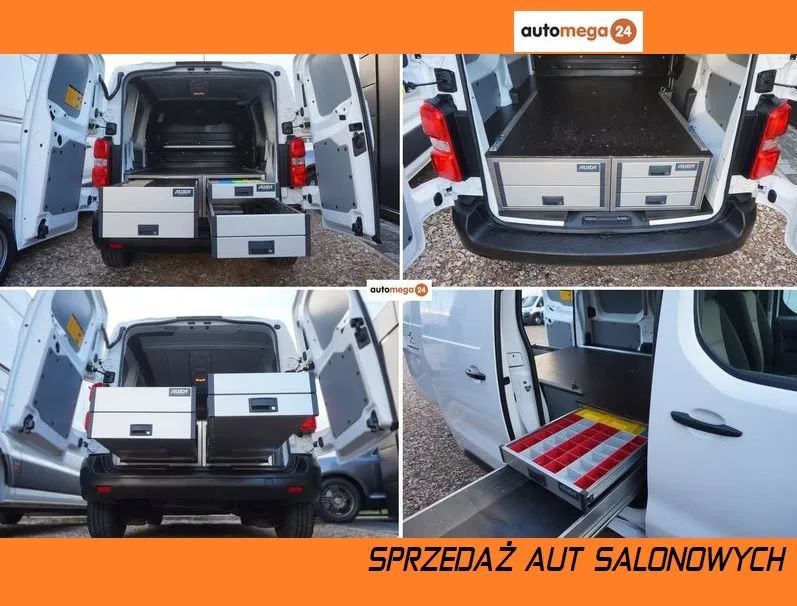 Peugeot EXPERT VAN 2.0HDI MOC122 WZMOCNIONY ŁADOWNOŚĆ 1513kg SILNIK 2.0HDI Euro6 ALUCA Niemiecka zabudowa paki  Salon Polska Pierwszy Wł. Niski przebieg tylko 59tys.km Jak Nowy !