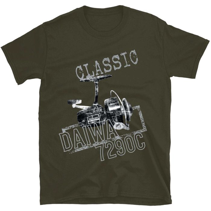 Koszulka wędkarska, Koszulka na ryby, kołowrotek, t-shirt wędkarz