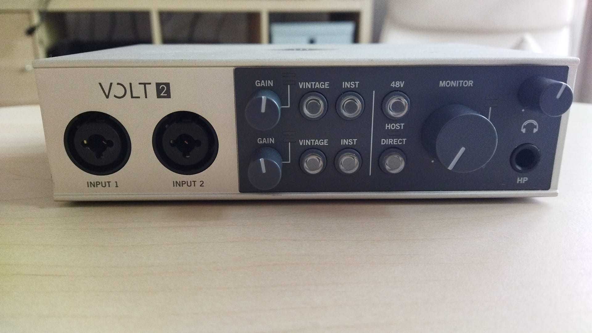 Interface de áudio Universal Audio Volt 2