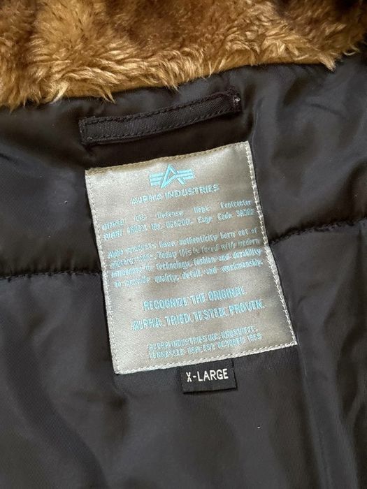 Нова парка Alpha Industries, зимова куртка з стрічкою і набоями