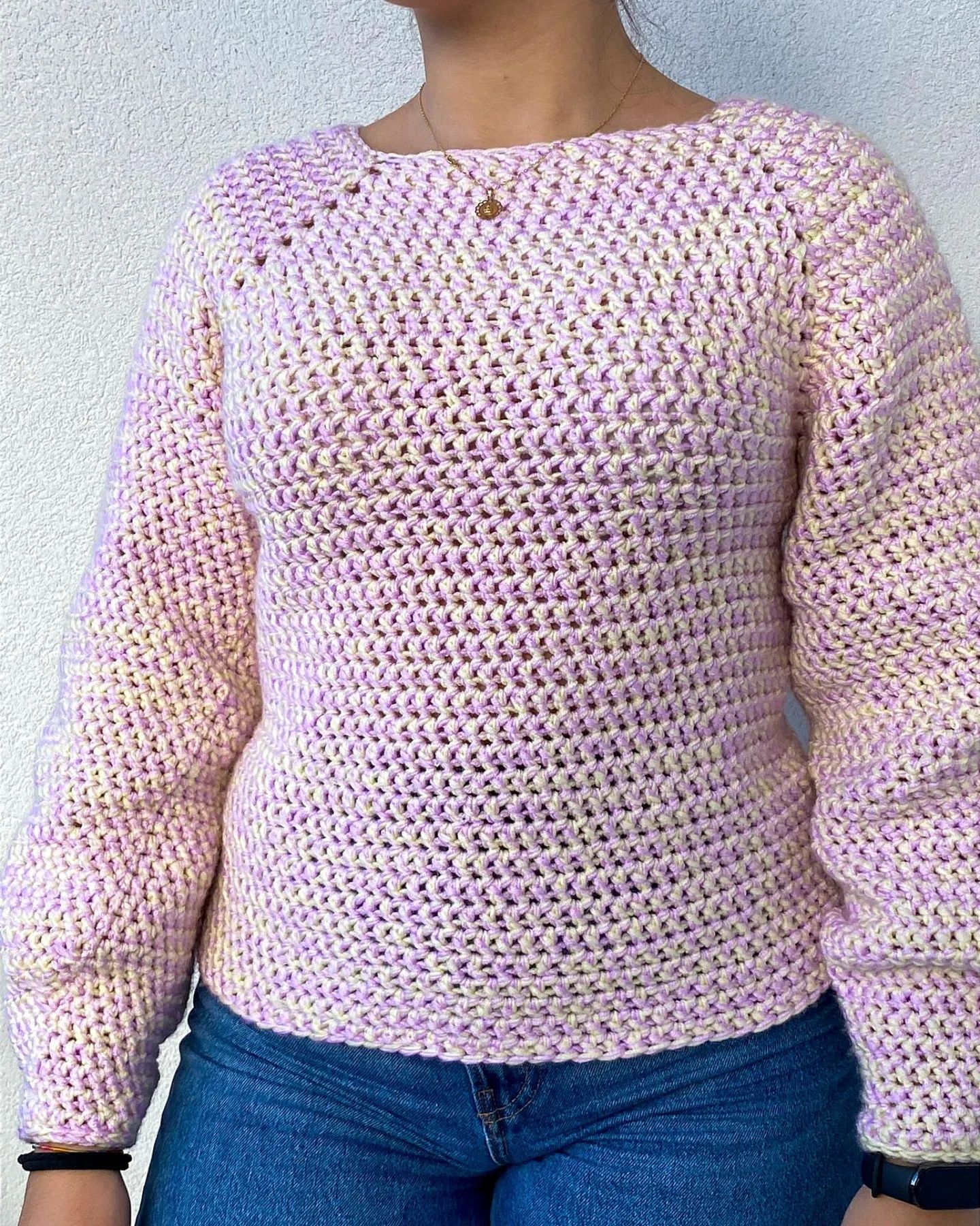 Camisolas em crochet feitas à mão