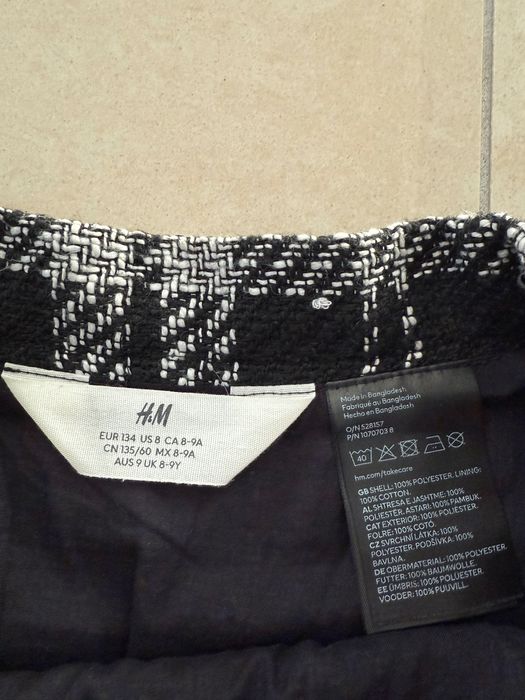 Твідова спідниця  H&M для дівчинки