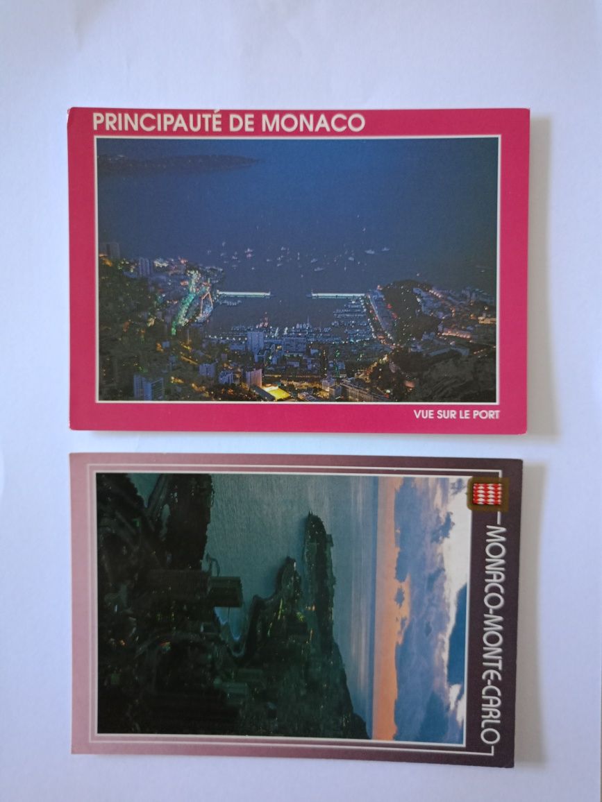 Pocztówki Monaco Monte Carlo