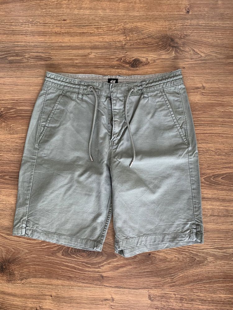 Spodenki szorty zielone khaki H&M r. 46