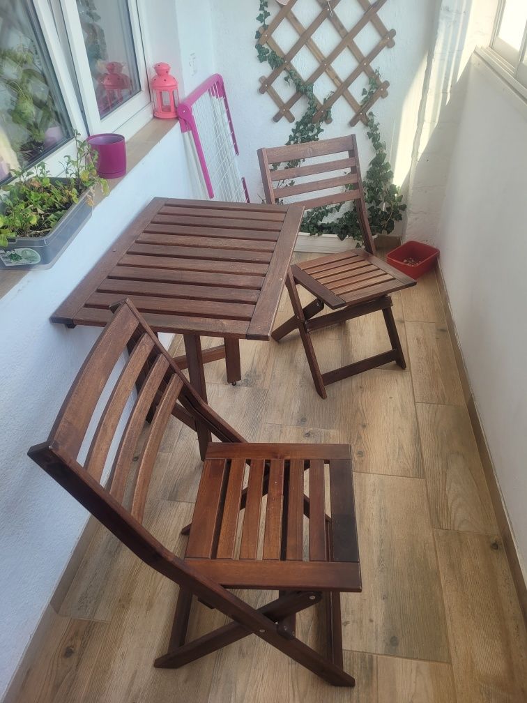 Zestaw mebli balkonowych ikea