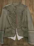 Zara żakiet w stylu Military Napoleon Khaki .