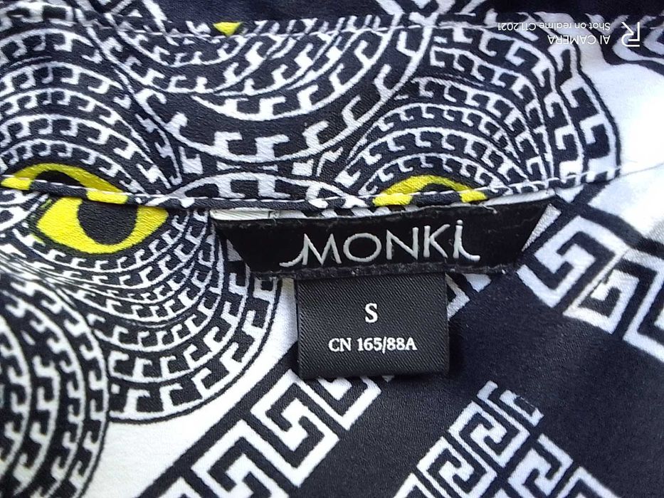Monki długa swobodna koszula bluzka oversize S M 36 38 NOWA