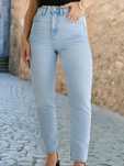 Jeansy mom high waist r.38/M