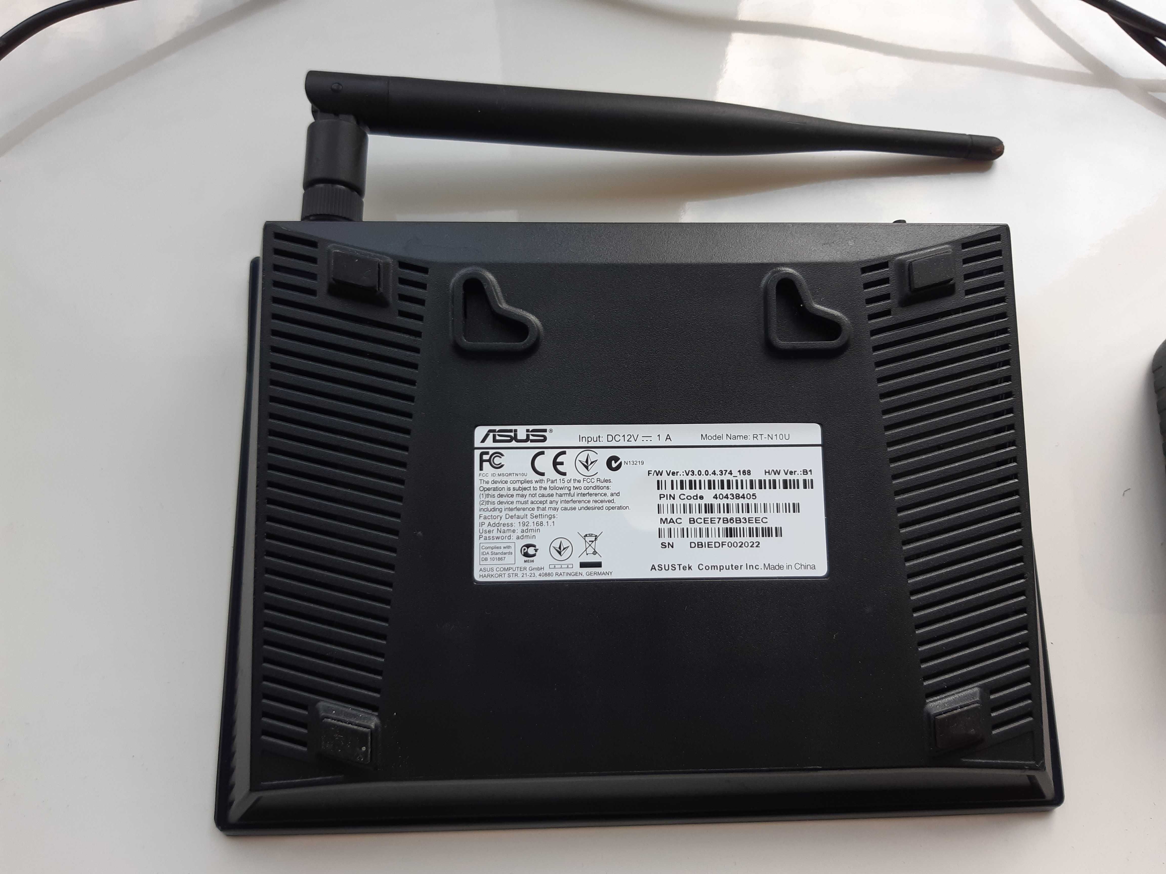 Роутер Маршрутизатор Asus Rt-N10U  Порт USB