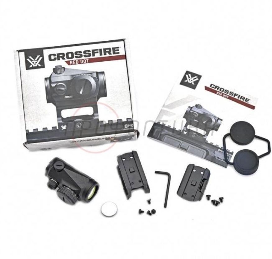 Каліматорний приціл Vortex Crossfire Red Dot Weaver з точкою 2 MOA