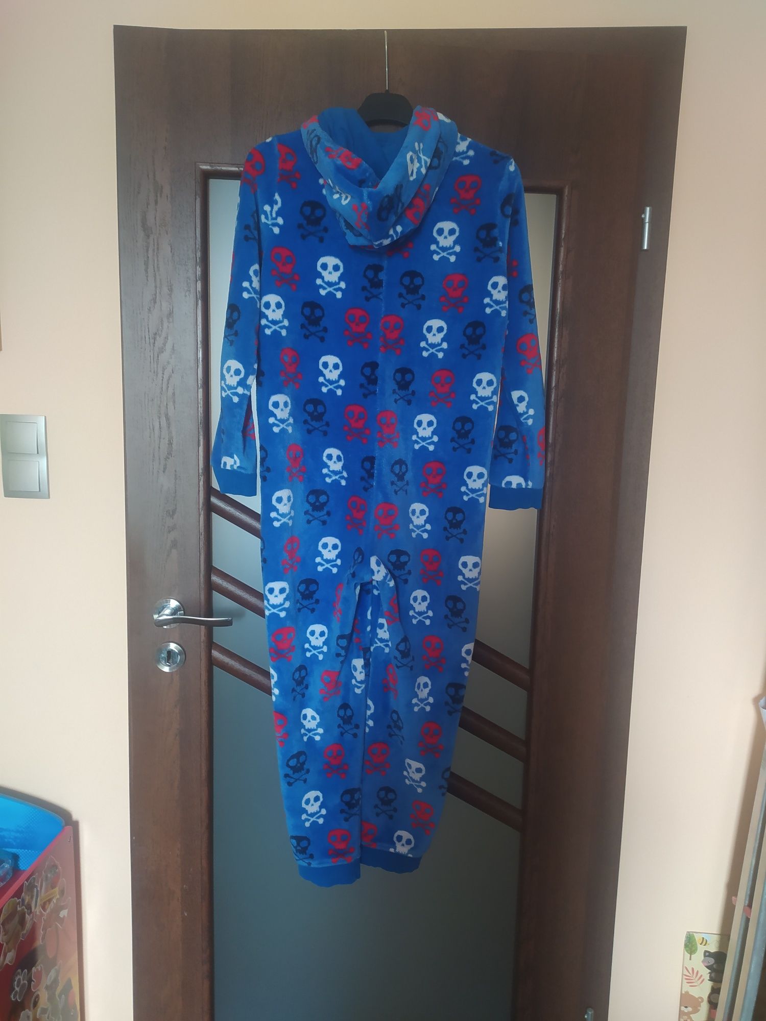 Piżama kombinezon pajac polarowa pluszowa kostium przebranie 152
