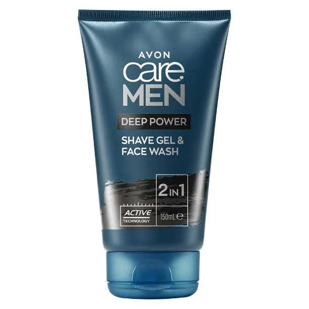 Żel do golenia i mycia twarzy 2 w 1 Care Men avon