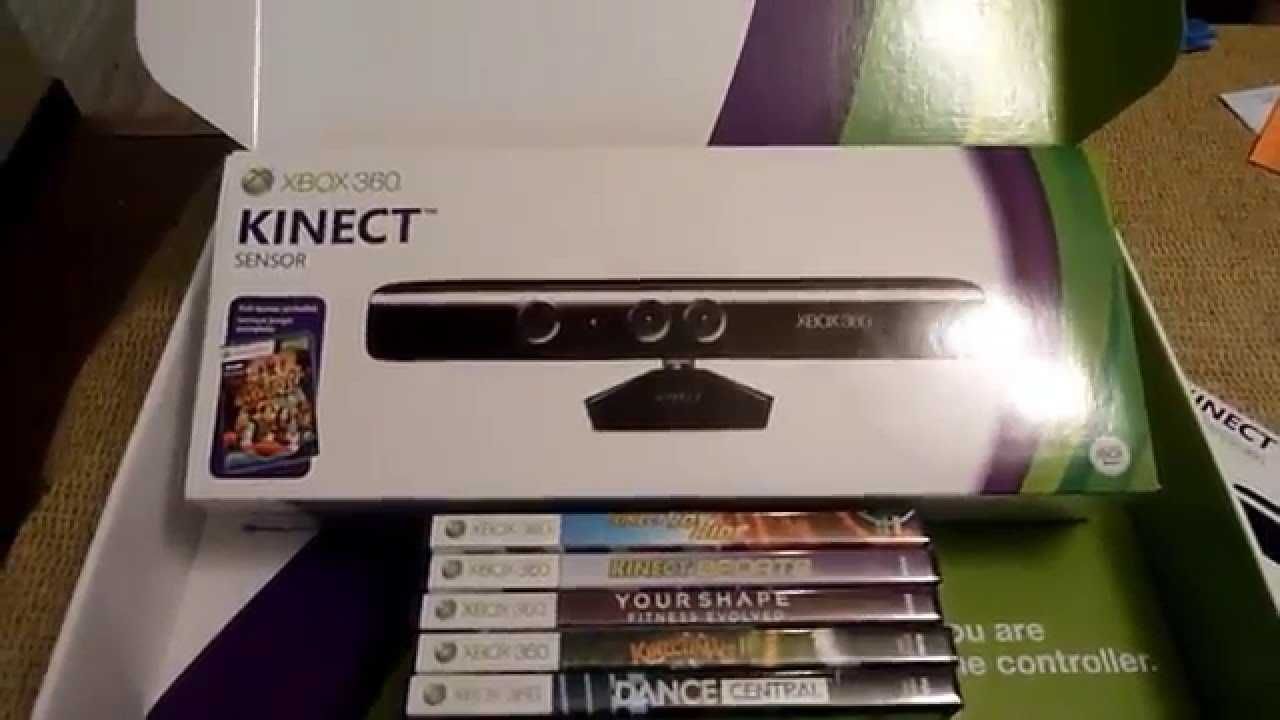 Sensor ruchu KINECT +ADAPTER Xbox360 XBOX 360 Pudełko SklepRetroWWA