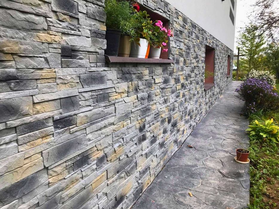 Kamień elewacyjny ścienny • Na dom, ogrodzenie, kominek