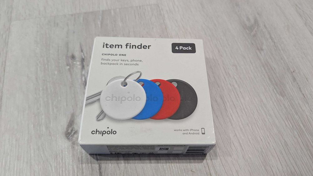 Трекер CHIPOLO ONE для Android/IOS розумна мітка  Bluetooth та GPS 4шт