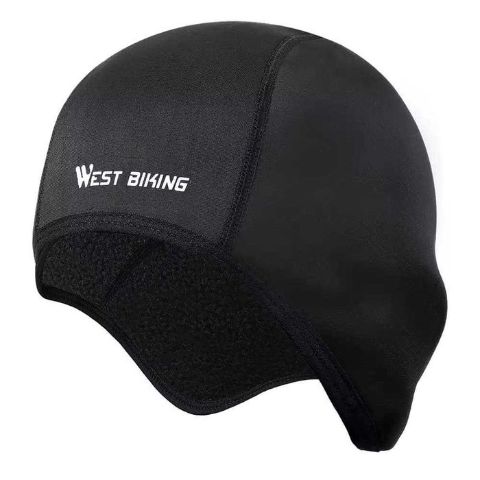Теплый велоподшлемник West Biking велосипедный подшлемик, велошапка