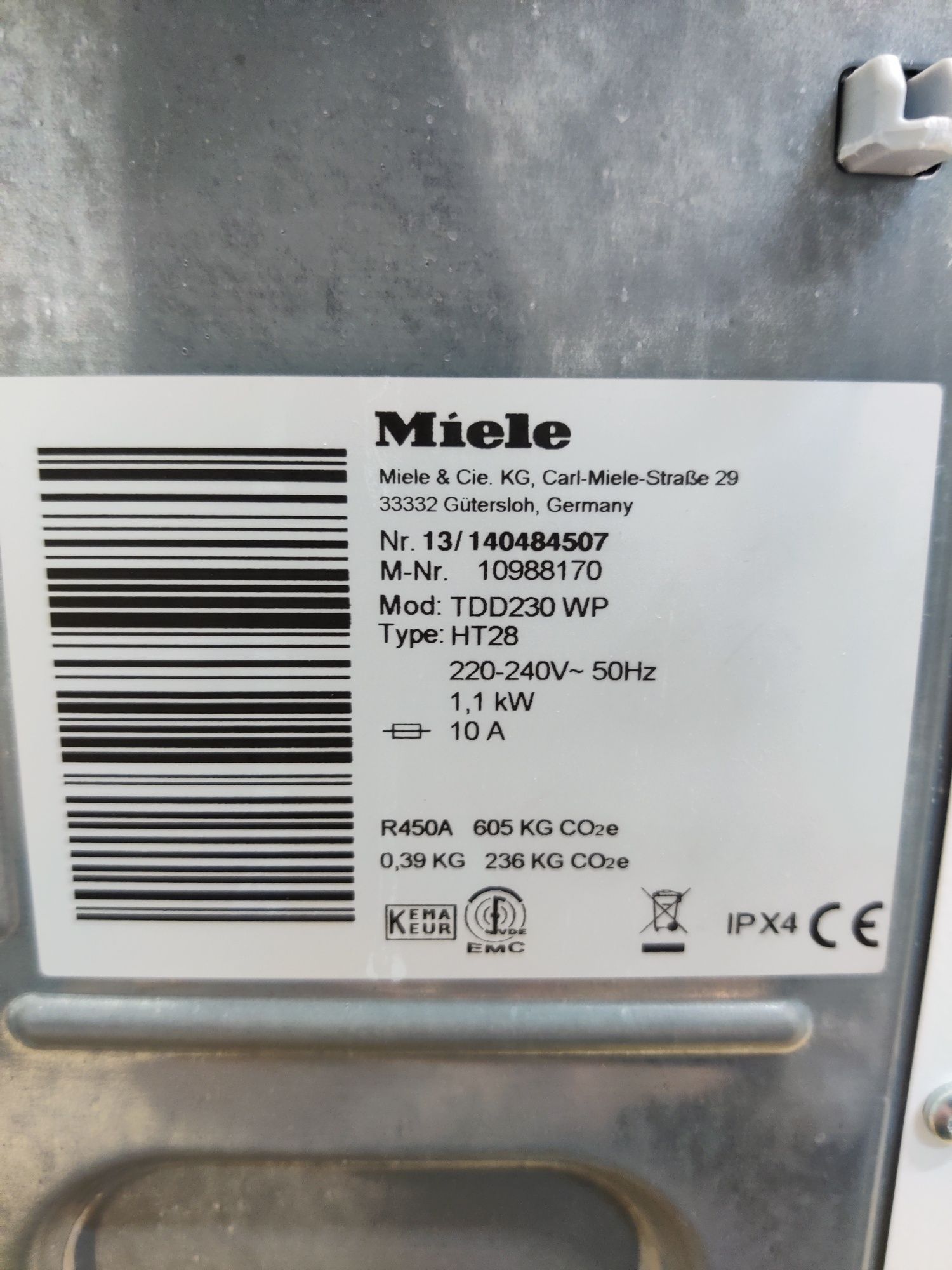 MIELE™ TDD230WP Active Family ECO&Comfort. Сушильная машина. 8кг! Germ