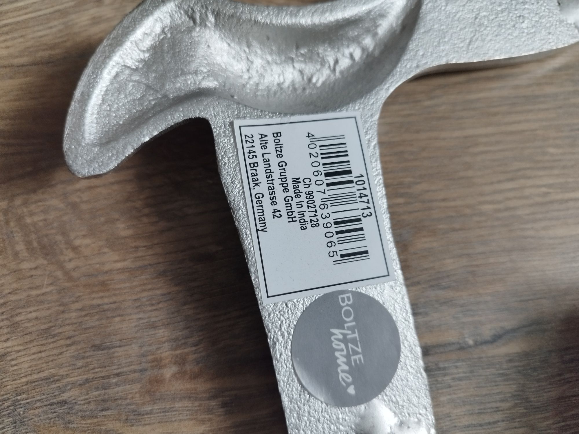 Ozdoba ścienna,srebrne aluminiowe ptaki