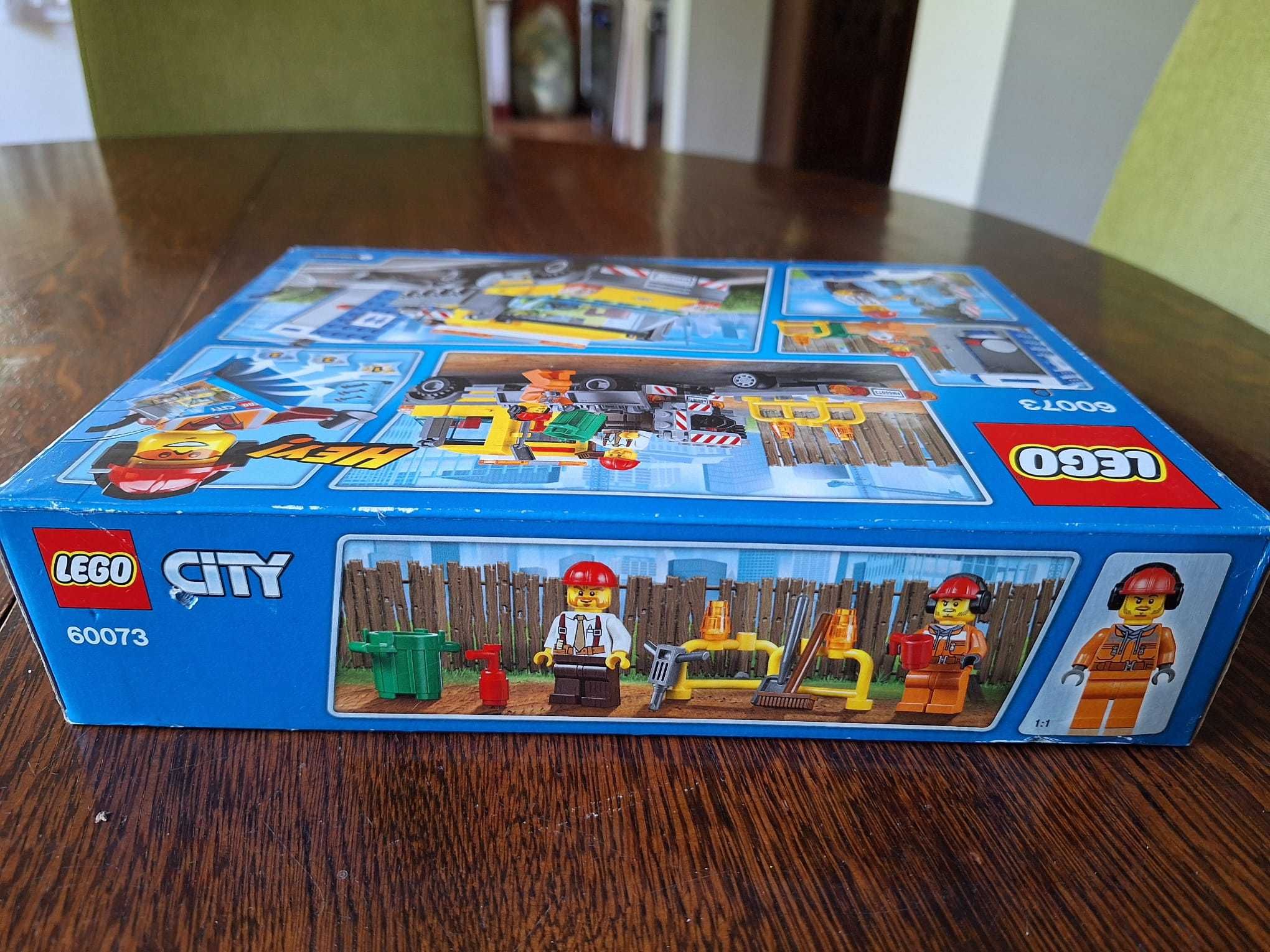 UNIKAT! Lego City 60073 Wóz techniczny Toi-Toi, 5-12 NOWE opak. wgniec