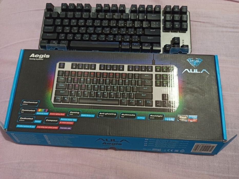 Aula Gaming Aegis Tkl (Niebieskie Przełączniki)