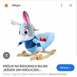 Bujak jeździk królik stan bardzo dobry