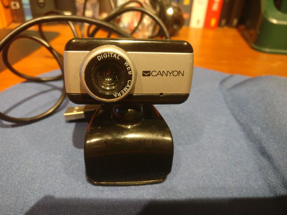 WEB/веб камера Canyon USB Black/Silver