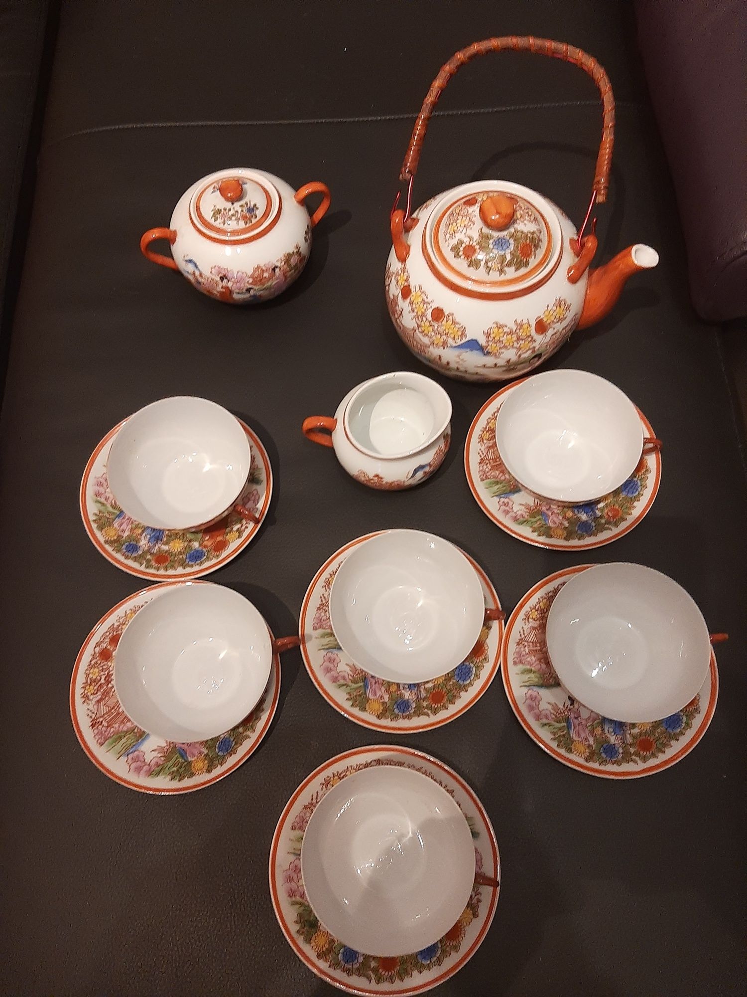 Conjunto antigo de Chá chinês