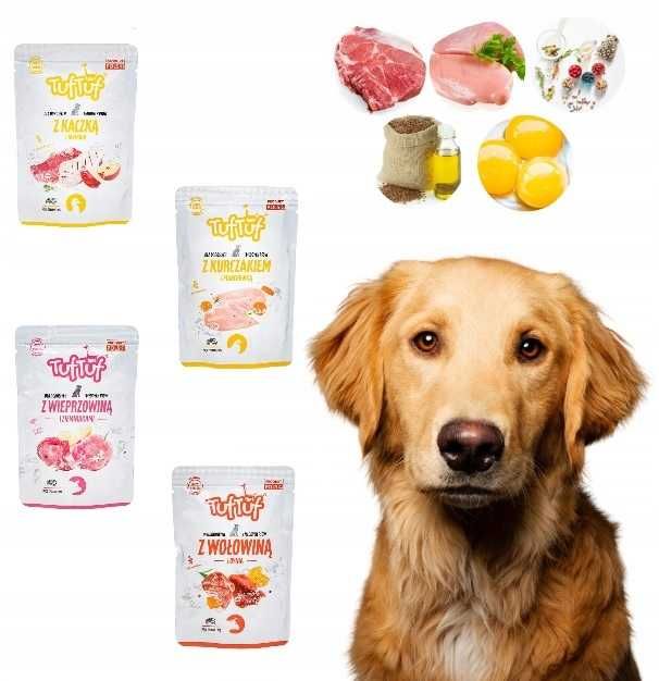 Karma mokra dla psa TUF TUF Mix smaków Zestaw 40 x 100 g