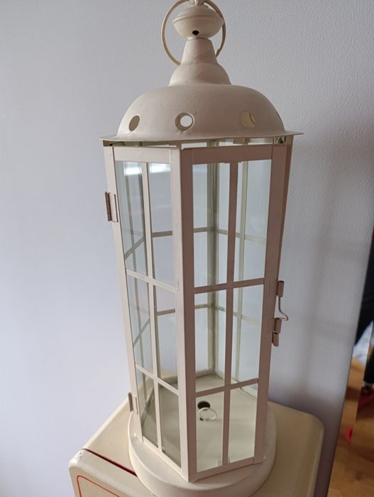 Duży lampion dekoracyjny wysokość około 47 cm