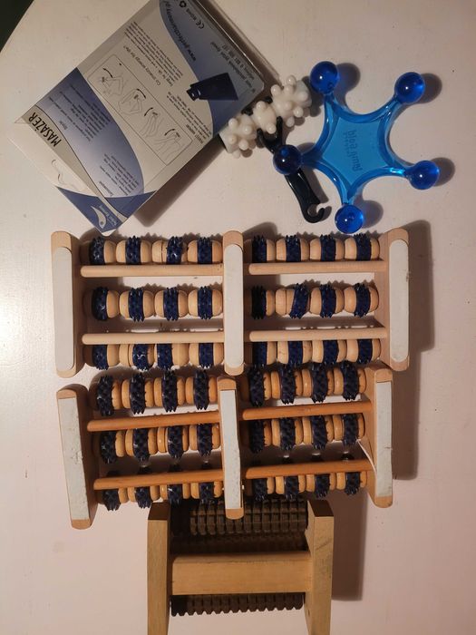 Masażery nowe drewniane – różne - 6 szt.