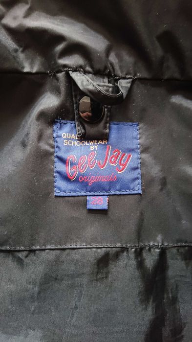 Kurtka przeciwdeszczowa czarna r.146/158