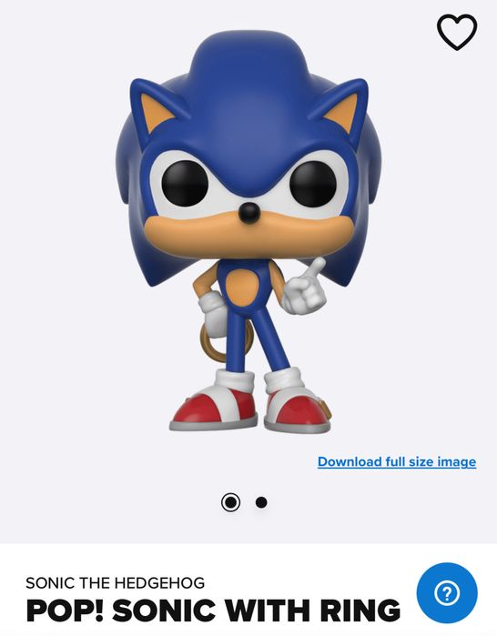 Funko Pop! Sonic оригинал новая фигурка соник 283 (NEW)