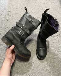 Ботинки Dr Martens Jara Leather Boots(New Rock Buffalo Rick y2k)