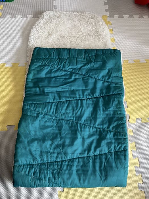 Śpiwór do wózka spcerówki gondoli ocieplane kożuszkiem